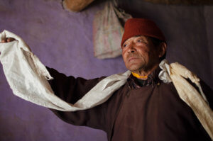 Tibetan Buddhism, Tibetan white khatas, symbolising the pure heart of the giver