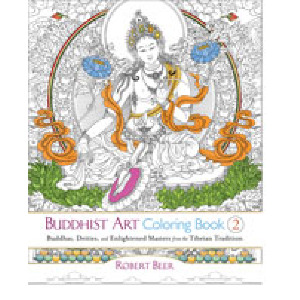 Buddhist Art Coloring Book 2